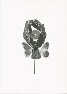 A large head with a single eye, and tiny wings.