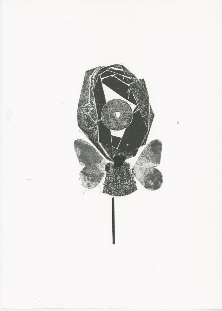 A large head with a single eye, and tiny wings.